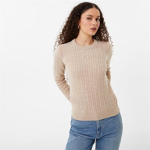 Jack Wills - Tinsbury Merino Wool Blend Cable Knitted Jumper