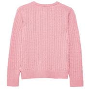 Pink - Jack Wills - Tinsbury Merino Wool Blend Cable Knitted Jumper