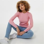 Pink - Jack Wills - Tinsbury Merino Wool Blend Cable Knitted Jumper