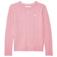 Pink - Jack Wills - Tinsbury Merino Wool Blend Cable Knitted Jumper