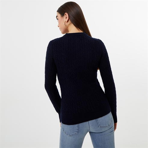 Jack Wills - Tinsbury Merino Wool Blend Cable Knitted Jumper