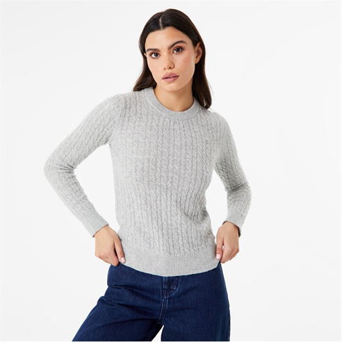 Jack Wills - Tinsbury Merino Wool Blend Cable Knitted Jumper