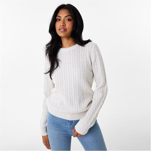 Jack Wills - Tinsbury Merino Wool Blend Cable Knitted Jumper