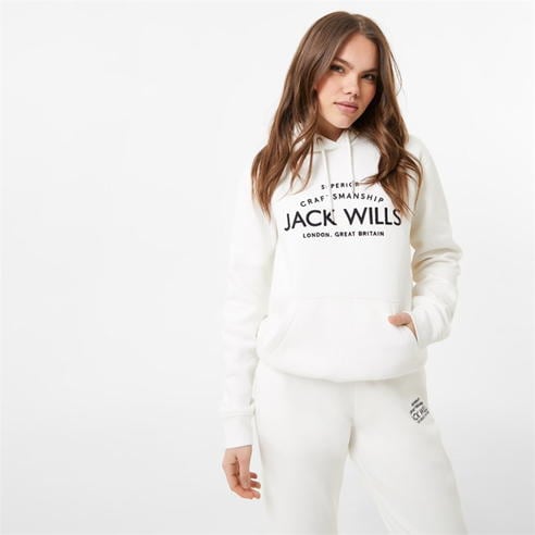 Jack Wills - Hunston Graphic Logo Hoodie