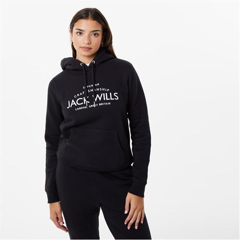 Jack Wills - Hunston Graphic Logo Hoodie