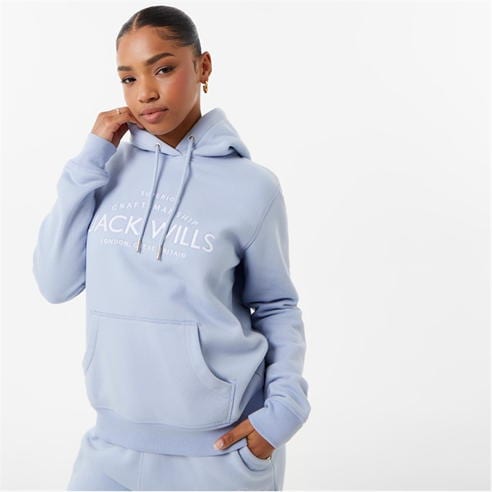 Jack Wills - Hunston Graphic Logo Hoodie