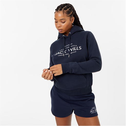 Jack Wills - Hunston Graphic Logo Hoodie