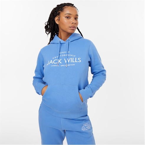 Jack Wills - Hunston Graphic Logo Hoodie