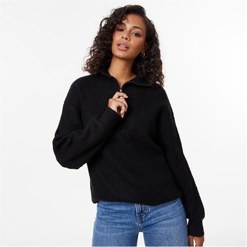 Jack Wills - High Neck Zip Knitted Jumper