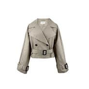 Stone - Jack Wills - Crop Mryl Trench Ld51