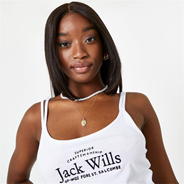 White - Jack Wills - Double Strap Vest