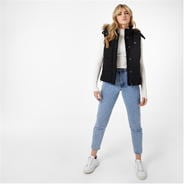 Black - Jack Wills - Willow Heritage Puffer Gilet