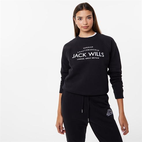 Jack Wills - Hunston Graphic Crew Neck Sweatshirt