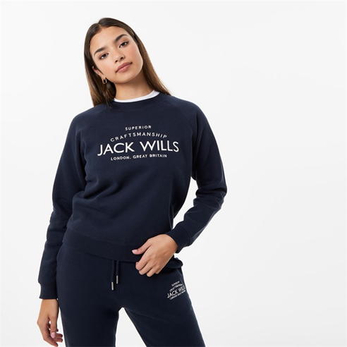 Jack Wills - Hunston Graphic Crew Neck Sweatshirt