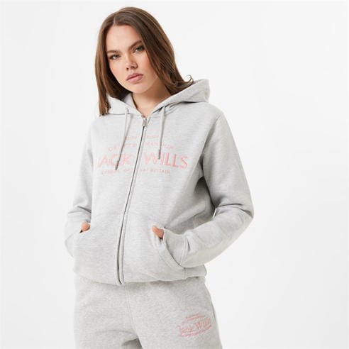 Jack Wills - Hunston Logo Zip Hoodie