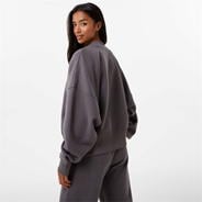 Dark Grey - Jack Wills - Boxy Crew Graphic Sweater