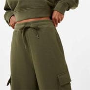 Khaki - Jack Wills - Oversized Cargo Jogger