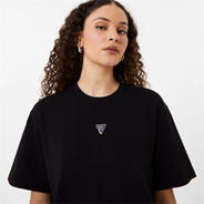 Black - Jack Wills - Oversized Badge T-Shirt