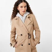 Stone - Jack Wills - Long Meryl Trench Coat