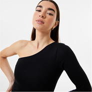 Black - Jack Wills - Tech Asymmetric Top