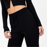 Black - Jack Wills - Knitted Pin-Tuck Trousers