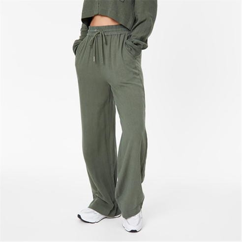 Jack Wills - Linen Blend Wide Leg Trousers