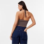 Brown - Jack Wills - Cut Out Knit Top