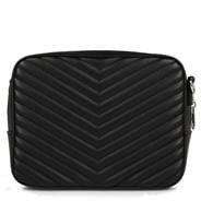 Black - Jack Wills - Quilted Camera Bag