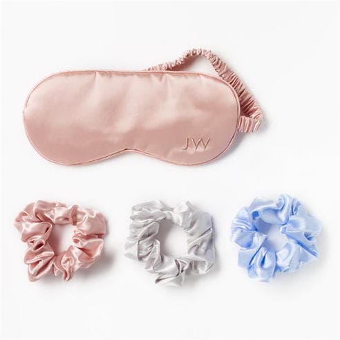 Jack Wills - Satin-esque Sleep Mask and Scrunchies Set