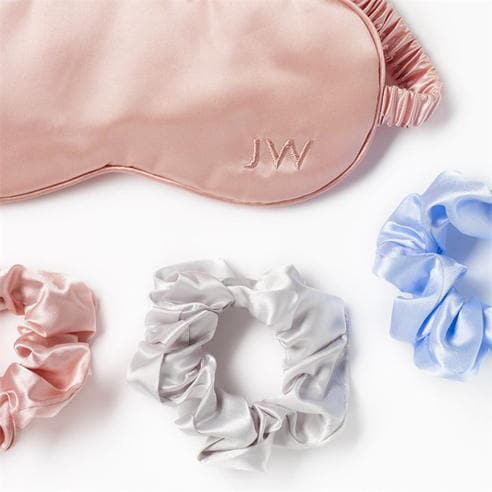 Jack Wills - Satin-esque Sleep Mask and Scrunchies Set