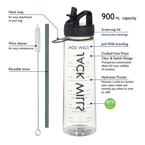 Jack Wills - Wills Eco-Friendly Hydration Water Bottle