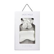 Grey - Jack Wills - Hot Water Bottle & Eye Mask Set