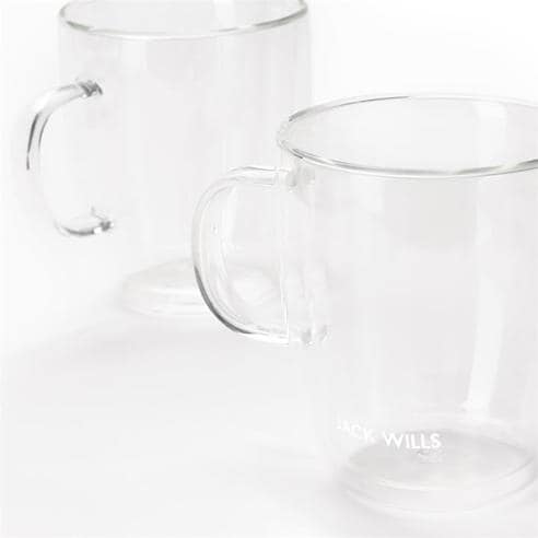 Jack Wills - Double-Walled Glass Mug Set