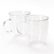 Clear - Jack Wills - Double-Walled Glass Mug Set